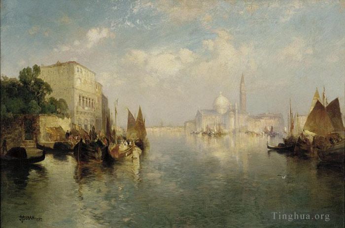 托马斯·莫兰 的油画作品 -  《威尼斯》