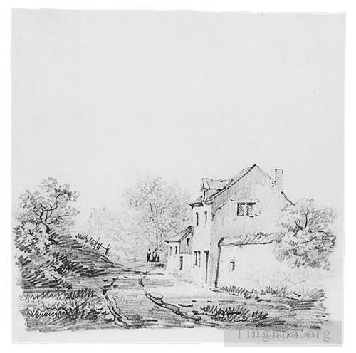 托马斯·辛德尼·库珀 的各类绘画作品 -  《乡村景观》