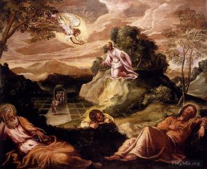 艺术家丁托列托作品《罗布斯蒂·雅格布,(Robusti,Jacopo),花园里的痛苦》