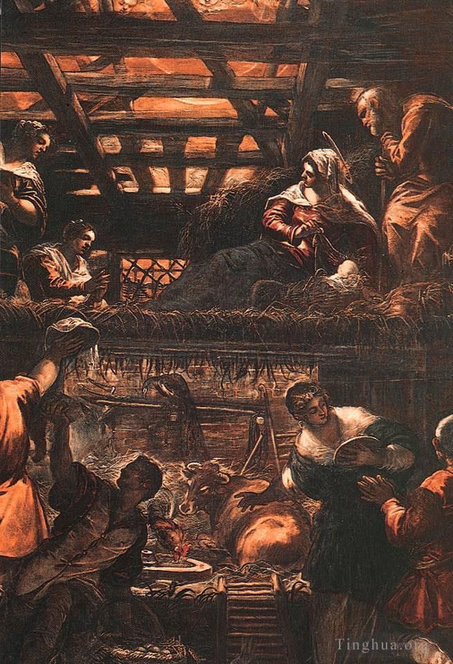 丁托列托 的油画作品 -  《牧羊人的崇拜》