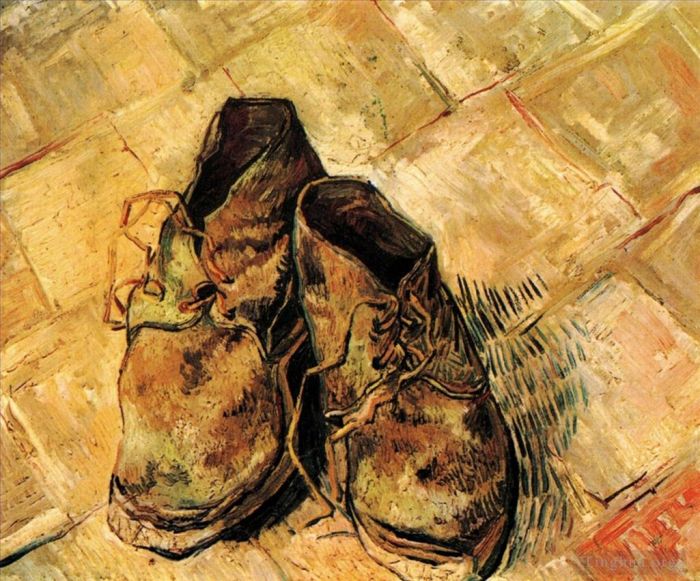 文森特·威廉·梵高 的油画作品 -  《一双鞋》