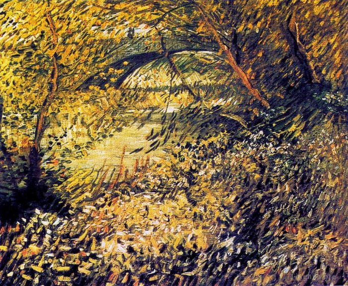 文森特·威廉·梵高 的油画作品 -  《春天的塞纳河畔》