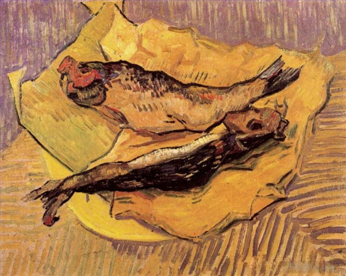 文森特·威廉·梵高 的油画作品 -  《一张黄纸上的浮肿》