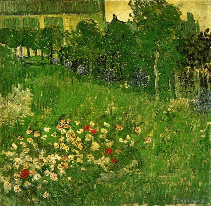 文森特·威廉·梵高 的油画作品 -  《杜比尼花园,2》