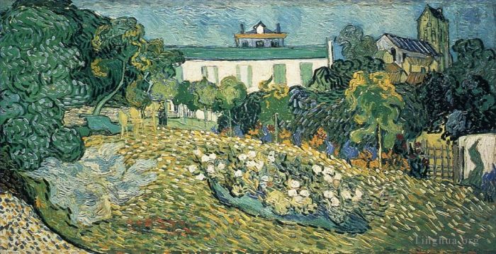 文森特·威廉·梵高 的油画作品 -  《杜比尼花园,3》