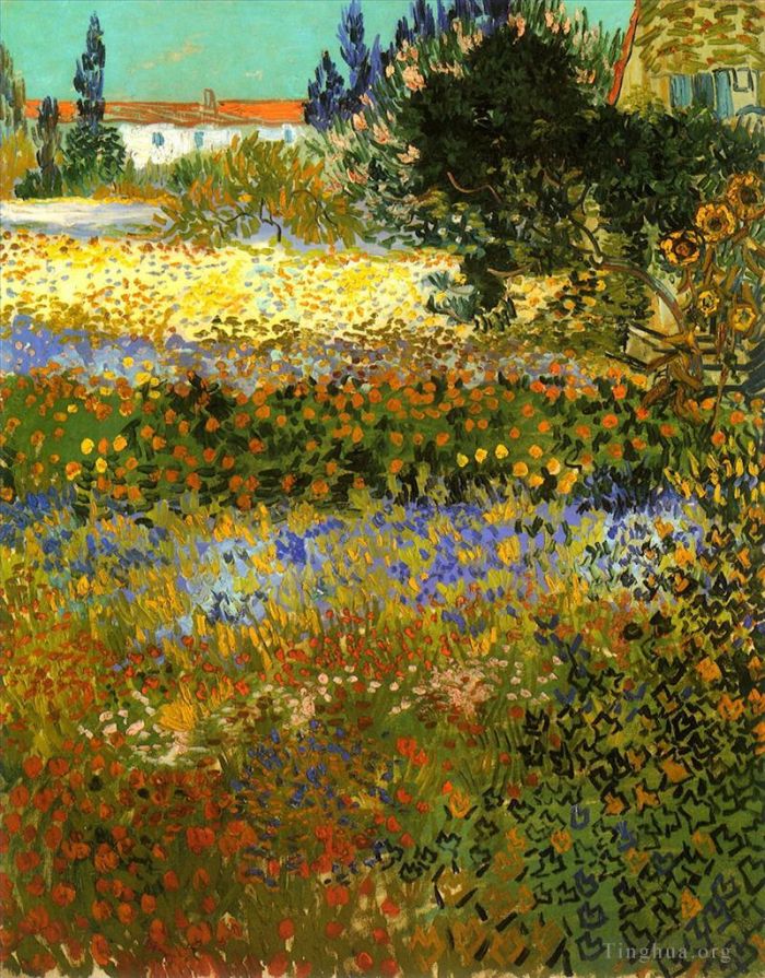 文森特·威廉·梵高 的油画作品 -  《花园》