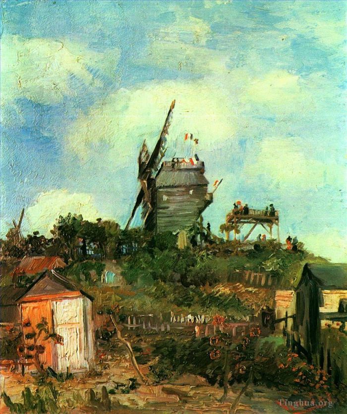文森特·威廉·梵高 的油画作品 -  《加莱特磨坊,3》