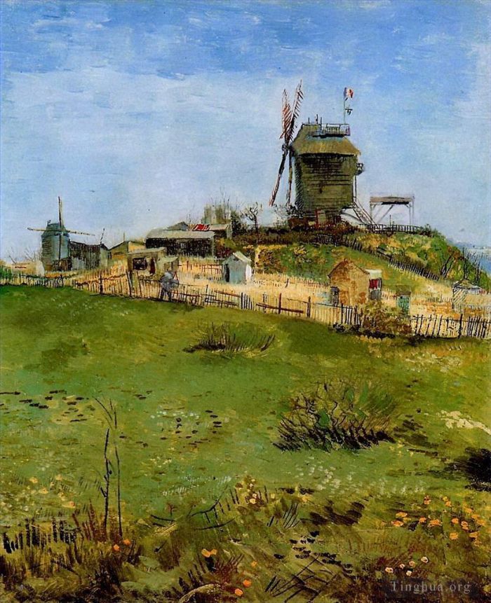 文森特·威廉·梵高 的油画作品 -  《加莱特磨坊》
