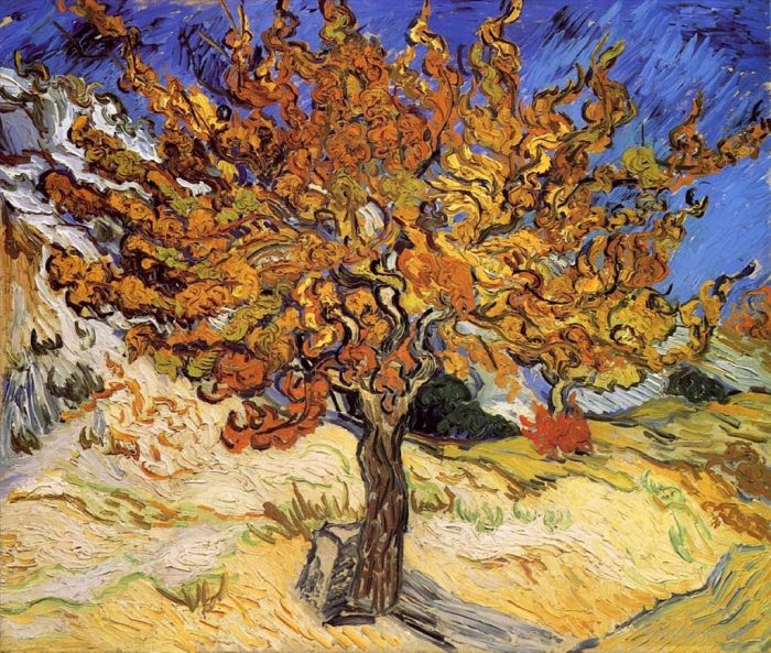 文森特·威廉·梵高 的油画作品 -  《桑树》