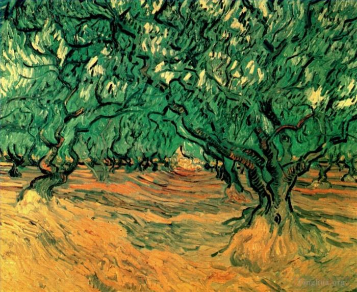 文森特·威廉·梵高 的油画作品 -  《橄榄树》