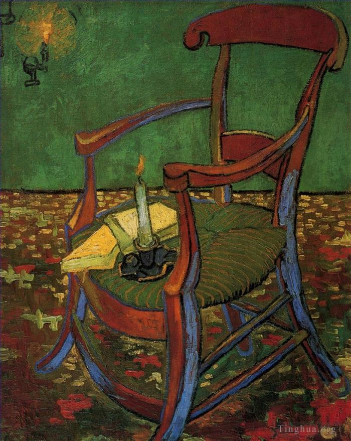 文森特·威廉·梵高 的油画作品 -  《保罗·高更的扶手椅》
