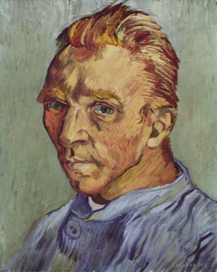 文森特·威廉·梵高 的油画作品 -  《自画像,1889》