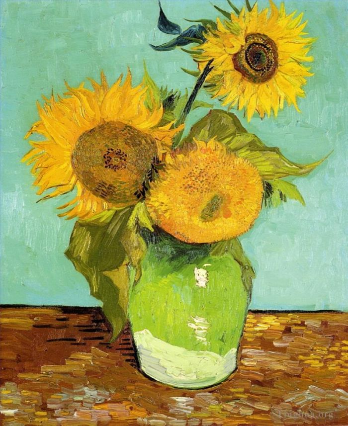文森特·威廉·梵高 的油画作品 -  《向日葵》