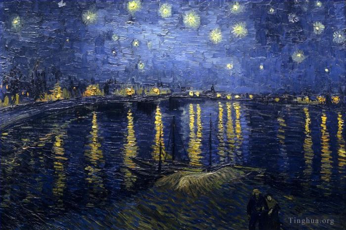 文森特·威廉·梵高 的油画作品 -  《星月夜之二》
