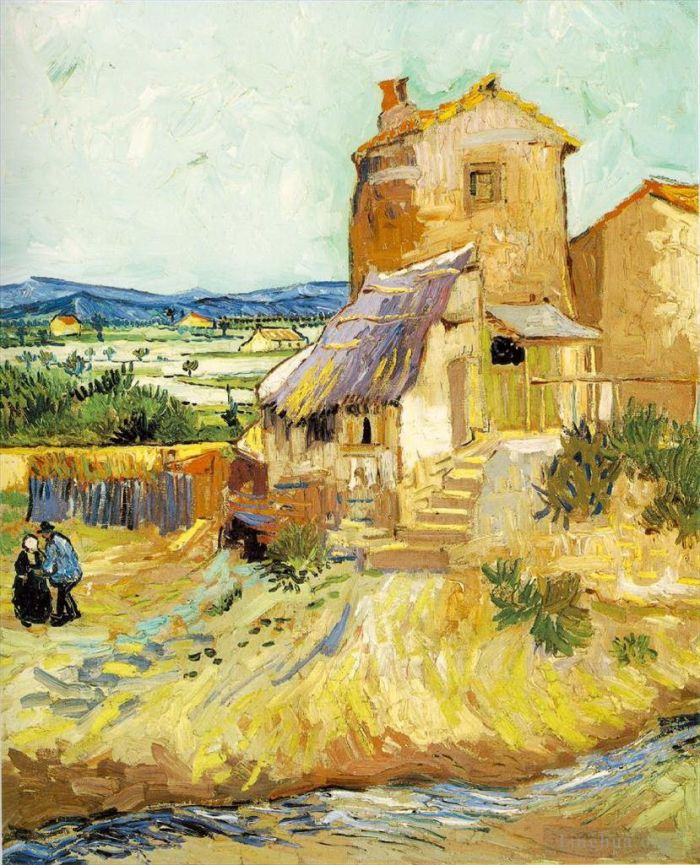 文森特·威廉·梵高 的油画作品 -  《老磨坊》