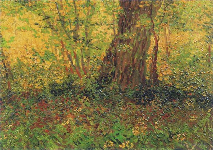 文森特·威廉·梵高 的油画作品 -  《灌木丛》