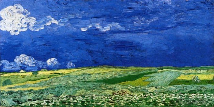 文森特·威廉·梵高 的油画作品 -  《雷云下的麦田》