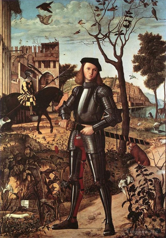 维托雷·卡尔帕·乔 的各类绘画作品 -  《骑士的肖像》