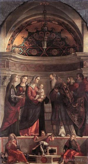艺术家维托雷·卡尔帕·乔作品《耶稣在圣殿中的呈现》