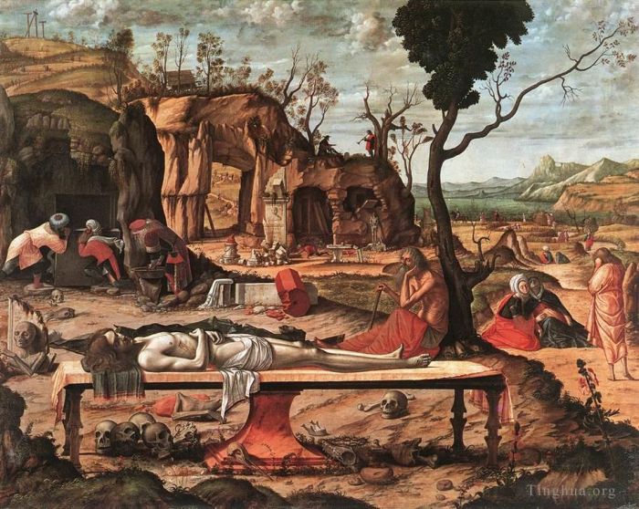 维托雷·卡尔帕·乔 的各类绘画作品 -  《死去的基督》