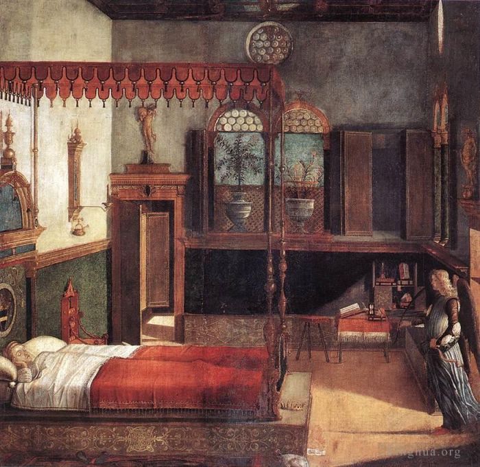 维托雷·卡尔帕·乔 的各类绘画作品 -  《圣厄休拉之梦》