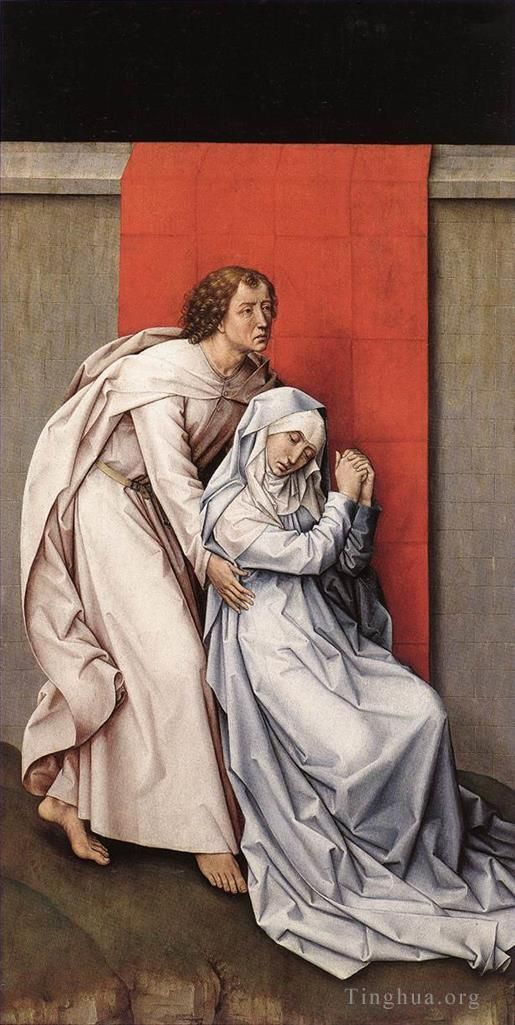 罗吉尔·凡·德尔·维登 的油画作品 -  《受难双联画左面板画家》