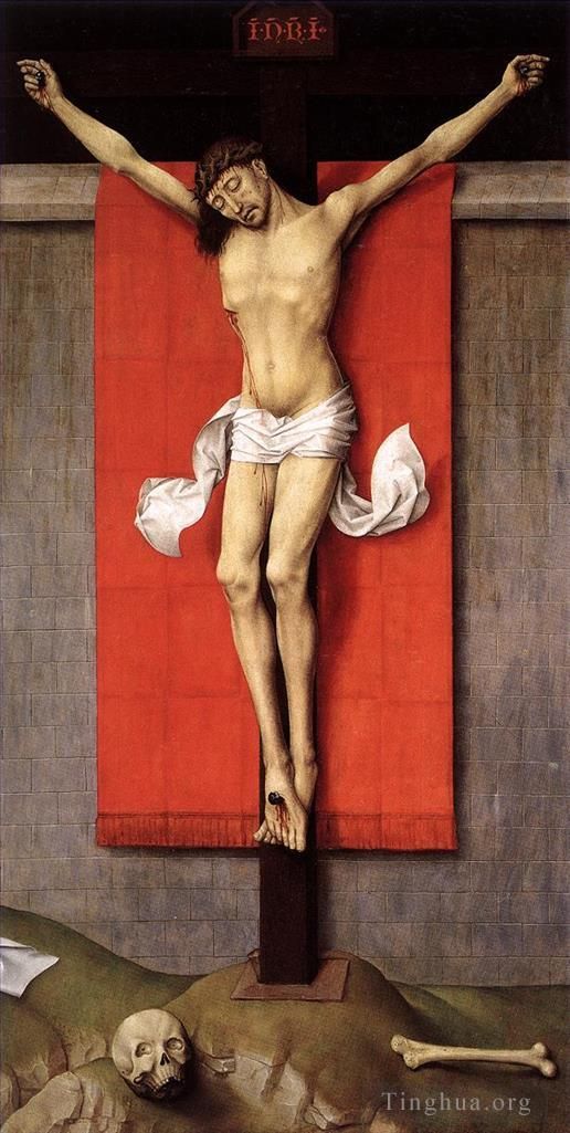 罗吉尔·凡·德尔·维登 的油画作品 -  《受难双连画右幅画家》