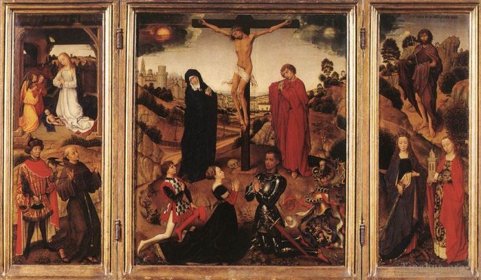罗吉尔·凡·德尔·维登 的油画作品 -  《斯福尔扎三联画》