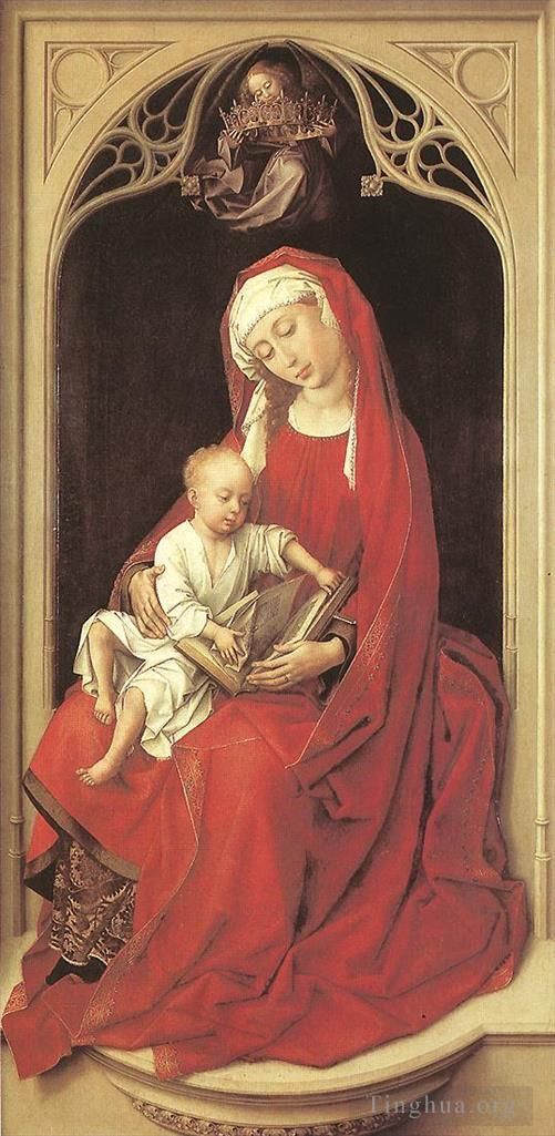 罗吉尔·凡·德尔·维登 的油画作品 -  《圣母与圣子杜兰·麦当娜》