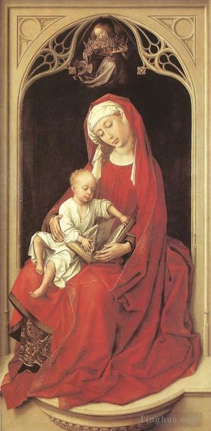 艺术家罗吉尔·凡·德尔·维登作品《圣母与圣子杜兰·麦当娜》