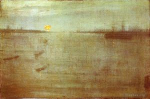 艺术家詹姆斯·阿博特·麦克尼尔·惠斯勒作品《夜曲蓝色和金色南安普敦水》