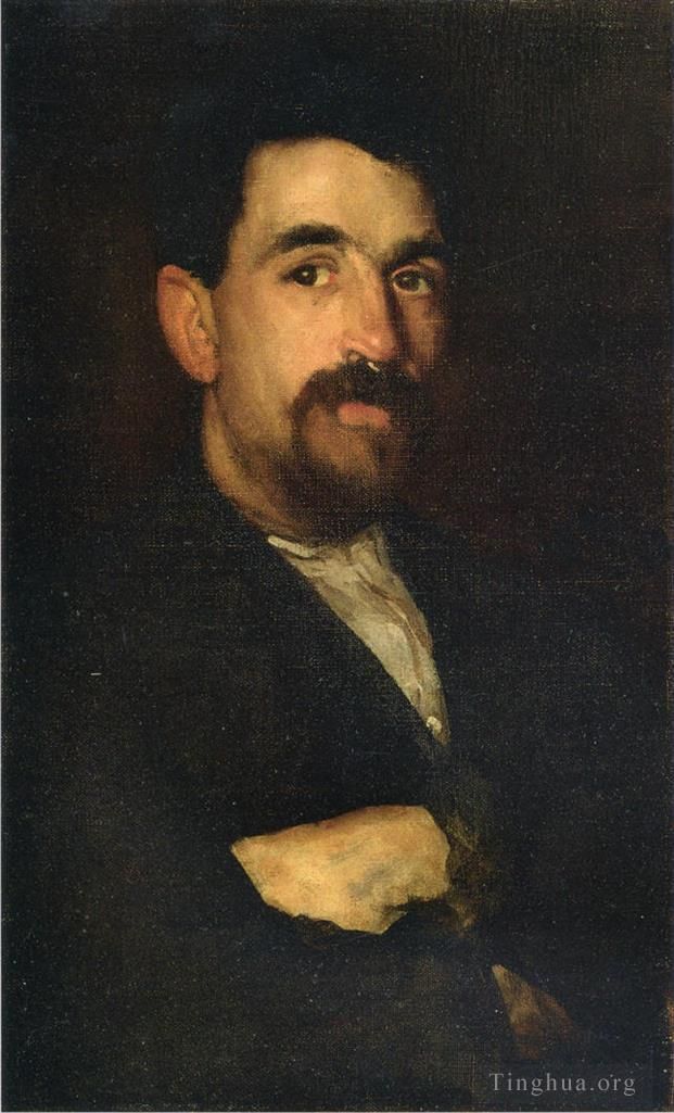 詹姆斯·阿博特·麦克尼尔·惠斯勒 的油画作品 -  《莱姆里吉斯的史密斯大师》