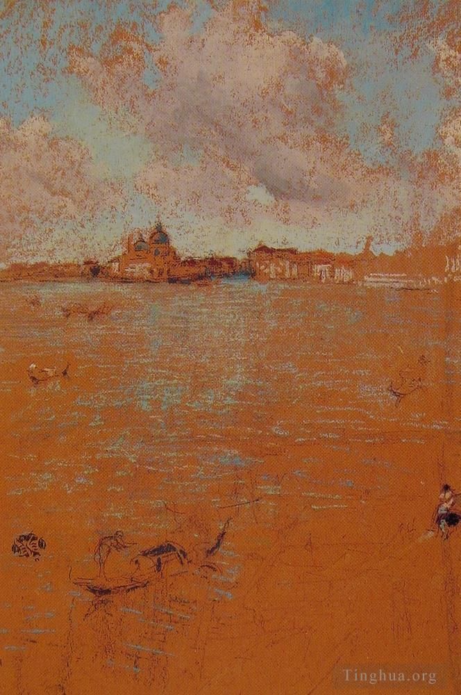 詹姆斯·阿博特·麦克尼尔·惠斯勒 的油画作品 -  《威尼斯场景》