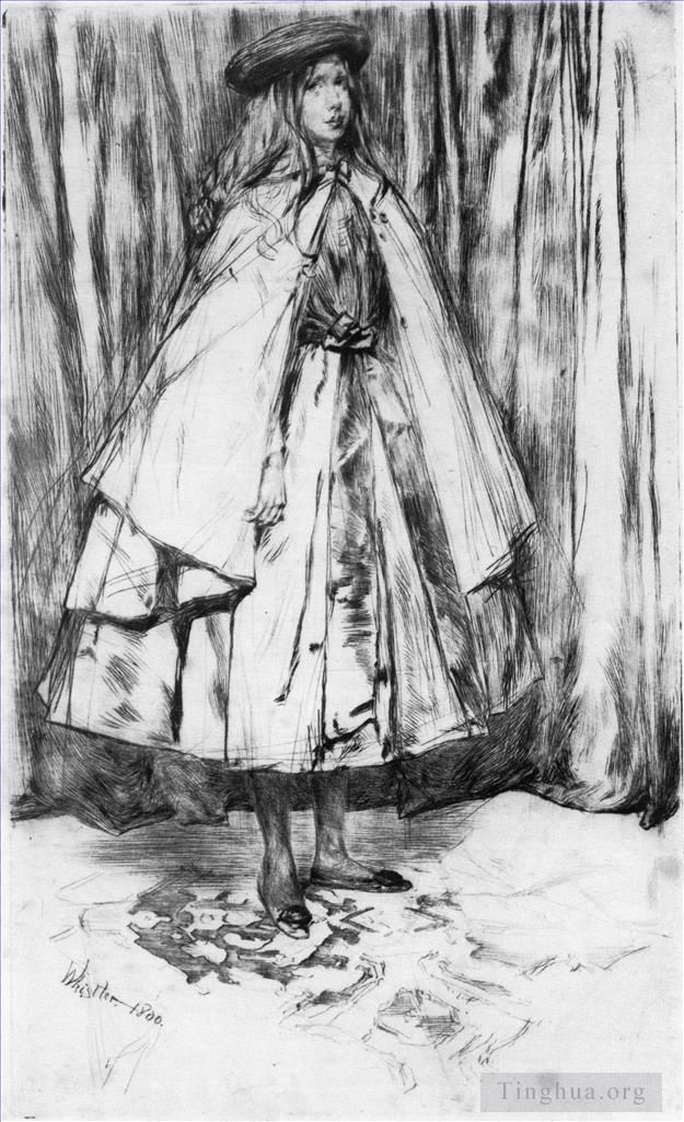 詹姆斯·阿博特·麦克尼尔·惠斯勒 的各类绘画作品 -  《安妮·哈登》