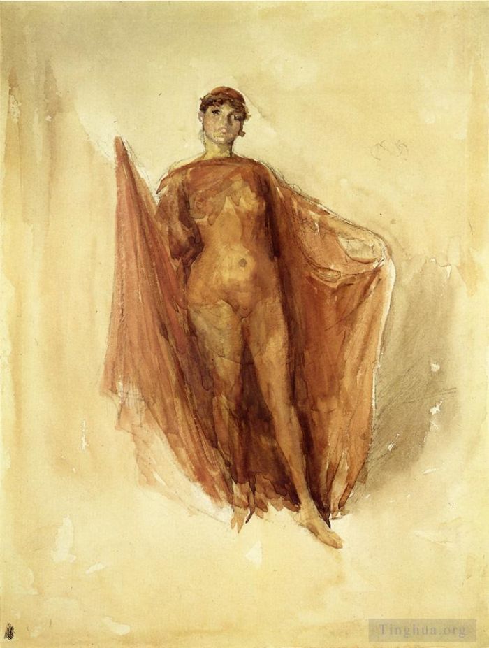 詹姆斯·阿博特·麦克尼尔·惠斯勒 的各类绘画作品 -  《舞女》