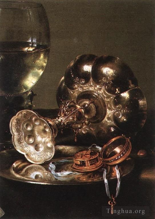 威廉·克莱兹·海达 的油画作品 -  《派德特静物》