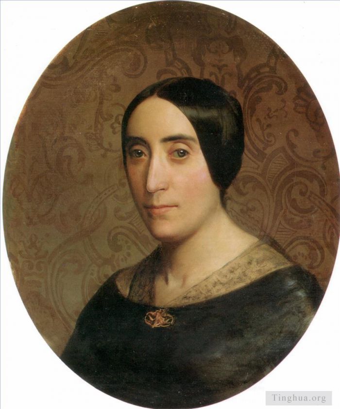 威廉·阿道夫·布格罗 的油画作品 -  《阿梅丽娜·杜福的肖像》