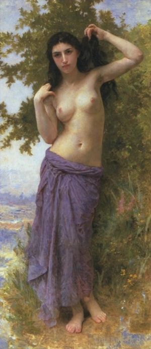 艺术家威廉·阿道夫·布格罗作品《美丽罗曼,1904》