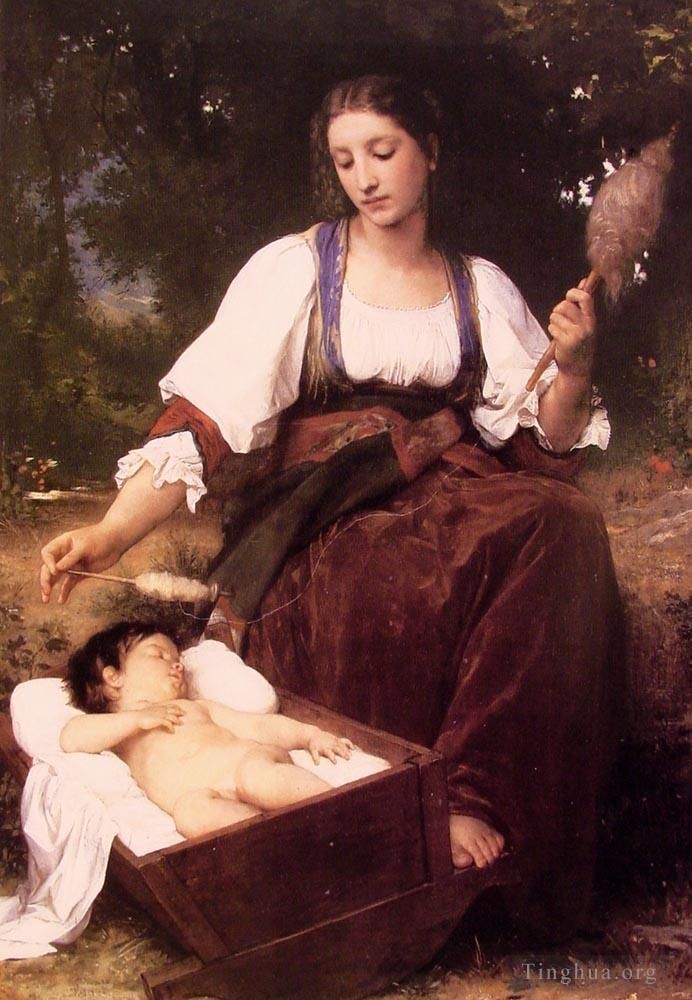 威廉·阿道夫·布格罗 的油画作品 -  《贝尔瑟斯》