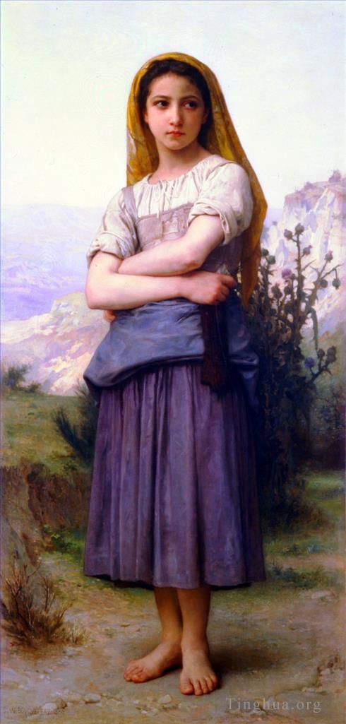 威廉·阿道夫·布格罗 的油画作品 -  《贝吉尔,1886》