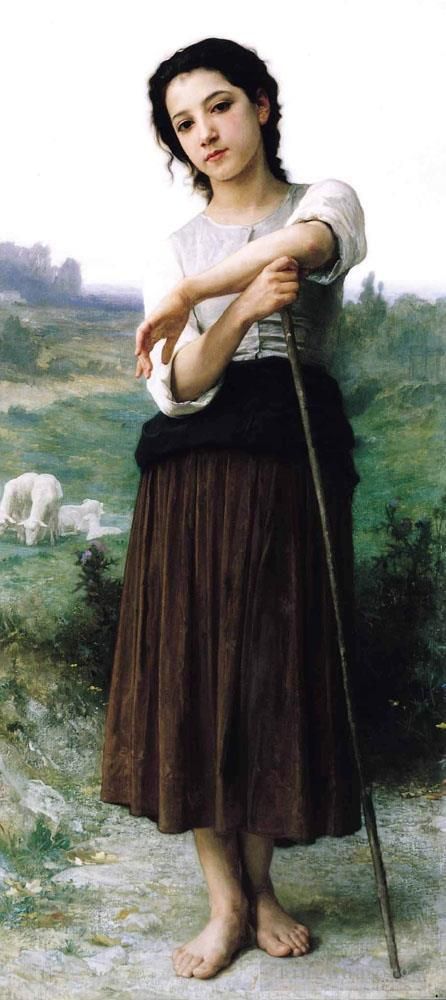 威廉·阿道夫·布格罗 的油画作品 -  《贝尔热尔》