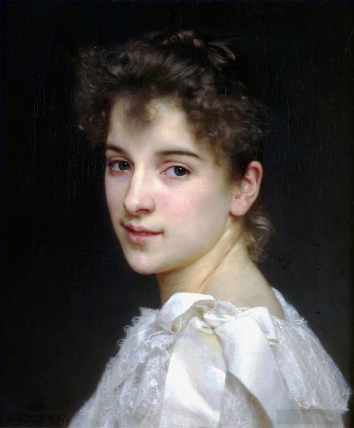 威廉·阿道夫·布格罗 的油画作品 -  《加布里埃尔科特,1890》