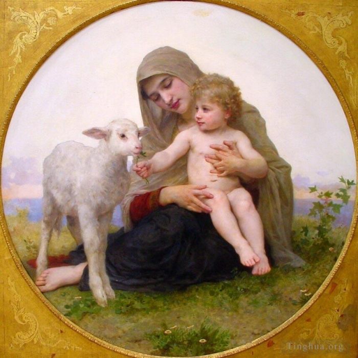 威廉·阿道夫·布格罗 的油画作品 -  《拉格诺圣母》