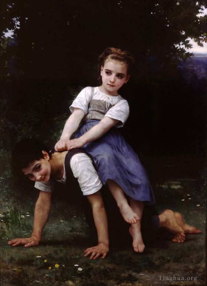 威廉·阿道夫·布格罗 的油画作品 -  《拉布尔里克,布面油画》