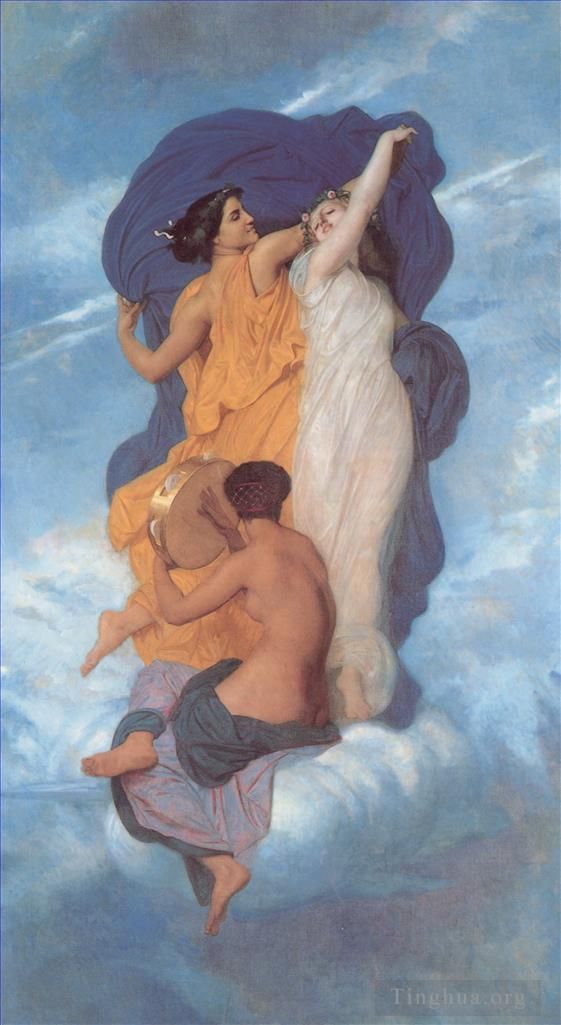 威廉·阿道夫·布格罗 的油画作品 -  《舞蹈》