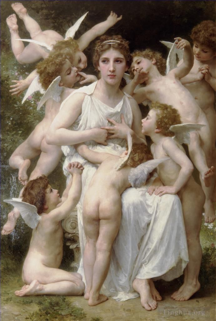 威廉·阿道夫·布格罗 的油画作品 -  《拉索天使》