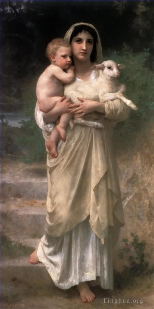 威廉·阿道夫·布格罗 的油画作品 -  《新贝尔吉尔,1897》