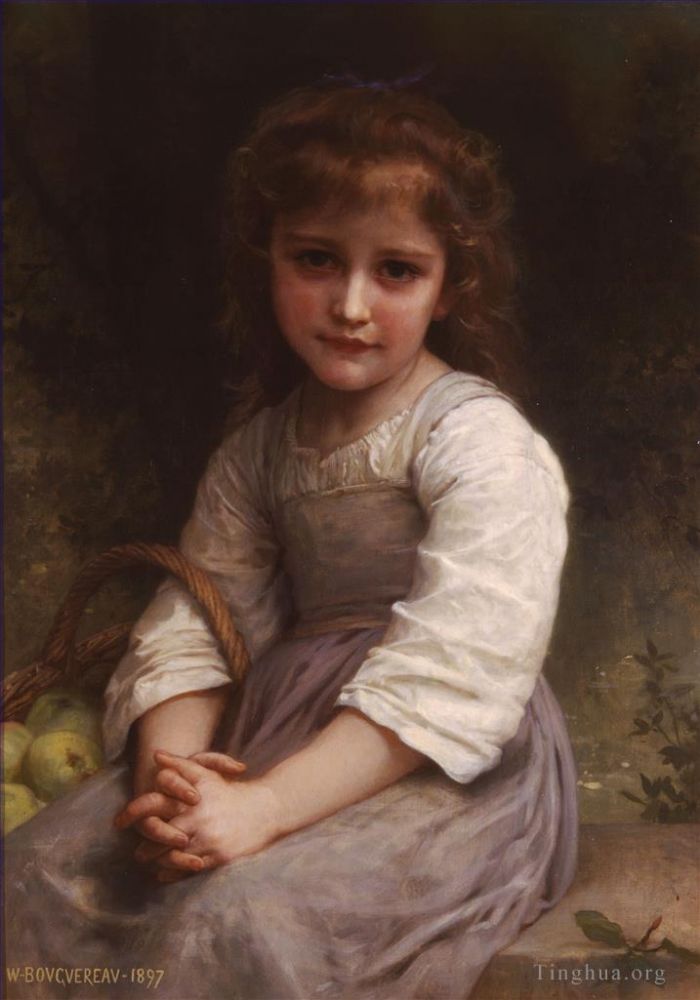 威廉·阿道夫·布格罗 的油画作品 -  《梨子》