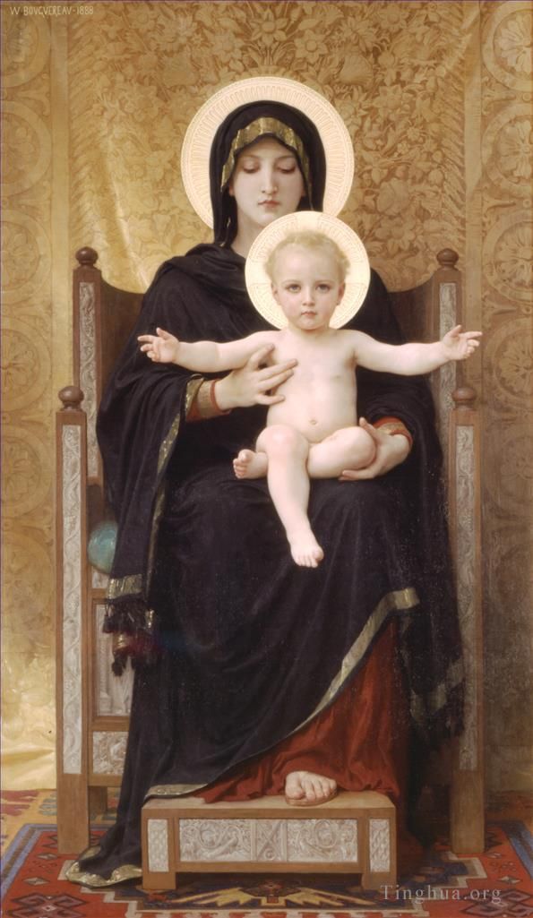 威廉·阿道夫·布格罗 的油画作品 -  《马多内·阿西斯》
