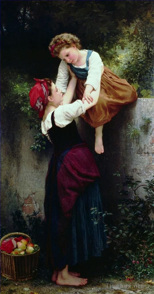 威廉·阿道夫·布格罗 的油画作品 -  《小玛拉乌德斯》